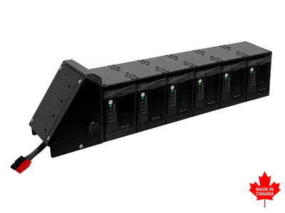 LiGo 10X 6 Pack (36V 17Ah) with Baserunner Dock
