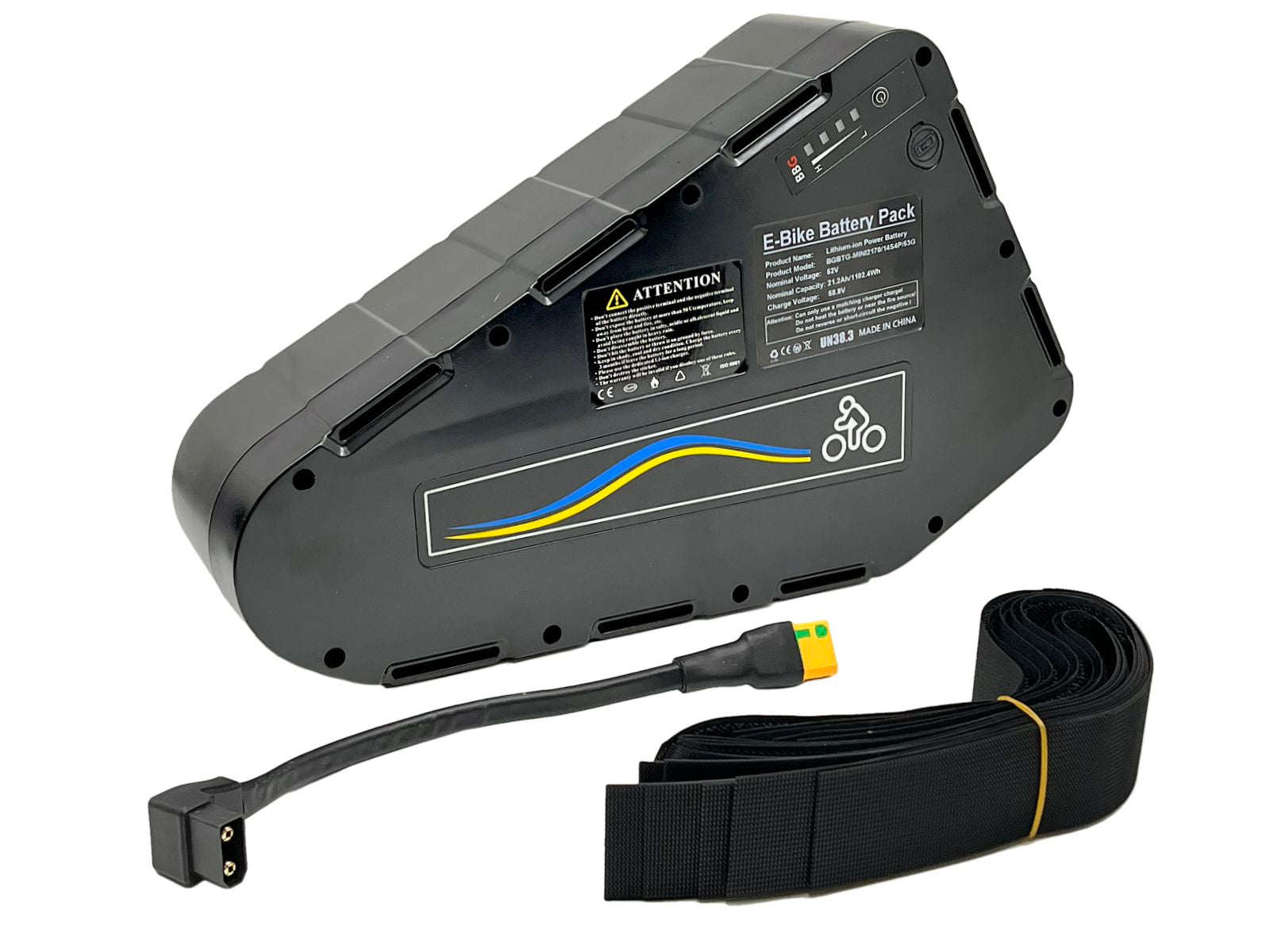 52V 21Ah Triangle Battery UL 2271 Certified - Image 1