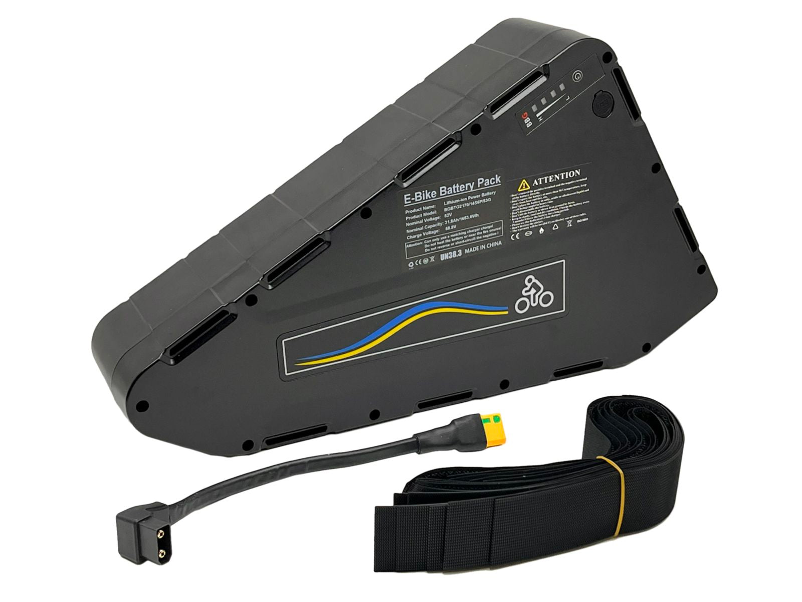 52V 31Ah Triangle Battery UL 2271 Certified - Image 1