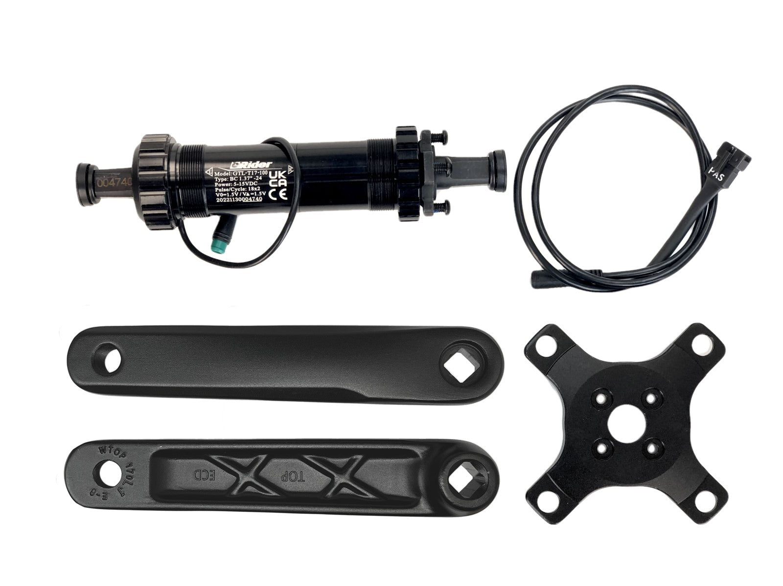 ERider100-T17 BB with 4 Arm Spider - Image 6