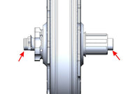 142mm Thru-Axle Rear Adapters for V3 - Image 1
