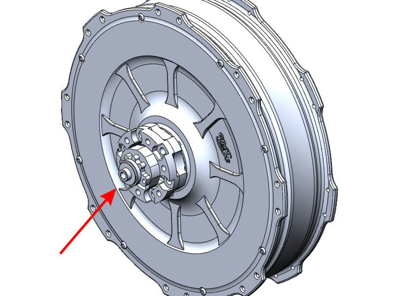 145mm Tandem Slotted Rear Adapters for V3 - Image 2