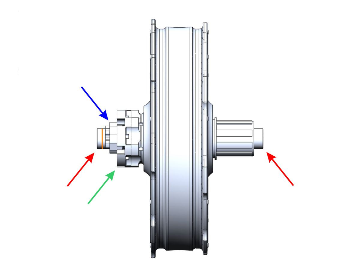 157mm Super Boost Thru-Axle Rear Adapters V3 - Image 1