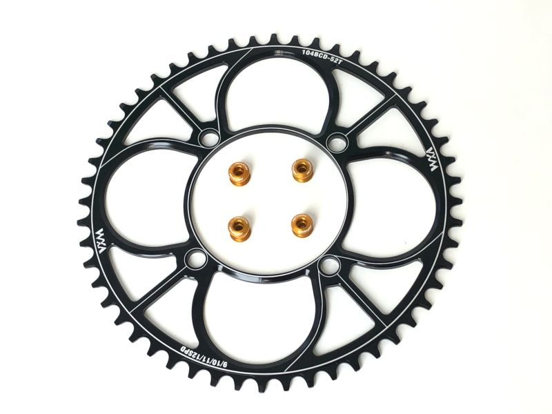 52T 4B Narrow-Wide Chainring and Bolts - Image 1