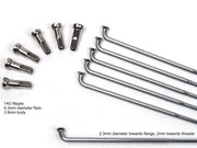 Sapim Strong 13-14g Butted Spoke, Silver - Image 1